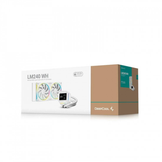 Система водяного охолодження DeepCool LM240 WH (R-LM240-WHDMMC-1)