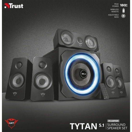 Акустична система Trust 5.1 GXT 658 Tytan Surround Speaker System Black (21738)