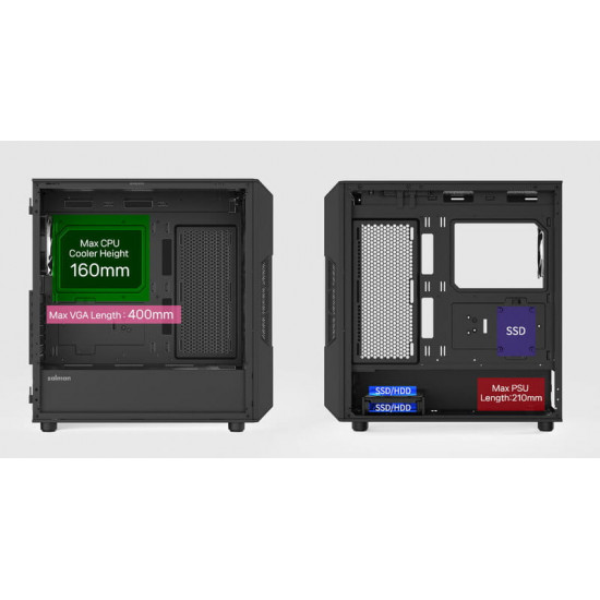 Корпус Zalman i3 Neo ARGB V2 Black