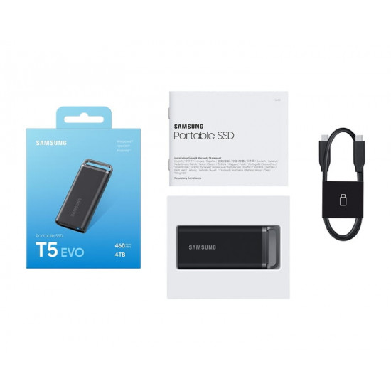 Накопичувач зовнівній SSD 4TB Samsung T5 EVO (MU-PH4T0S/EU)