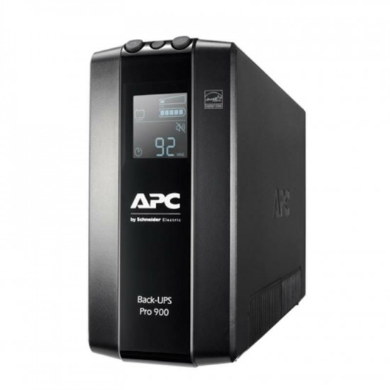 Джерело безперебійного живлення APC Back-UPS Pro BR 900VA, Lin.int., AVR, 6хIEC, RJ-11, RJ-45, LCD, метал (BR900MI)