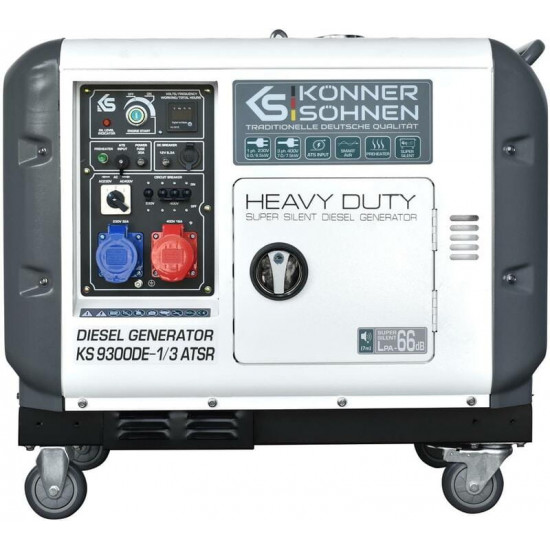 Генератор дизельний Konner&Sohnen KS 9300DE-1/3 ATSR