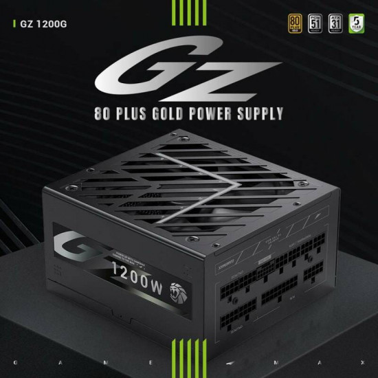Блок живлення GameMax GZ 1200G Black 1200W