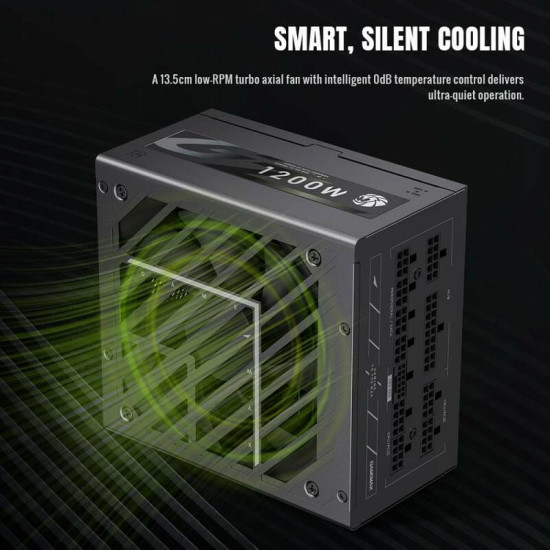 Блок живлення GameMax GZ 1200G Black 1200W