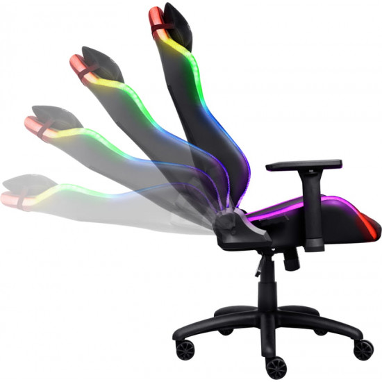 Крісло для геймерів Trust GXT 719 Ruya RGB Black (25185)