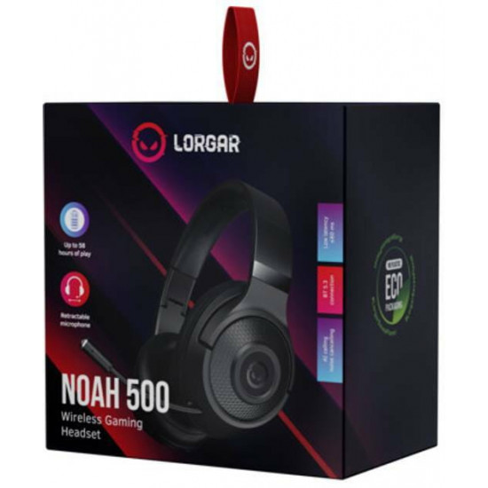 Гарнітура Lorgar Noah 500 Wireless Gaming Black (LRG-GHS500)