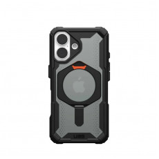 Чохол-накладка Urban Armor Gear Plasma XTE MagSafe для Apple iPhone 16 Black/Orange (114476114097)