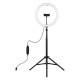 Кільцева LED-лампа Puluz PKT3061B 11.8"+ штатив 1.65 м (PKT3061B)