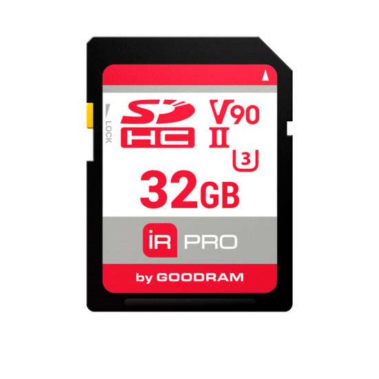 Карта пам`ятi SDHC 32GB UHS-II/U3 GOODRAM IRDM PRO R280/W95MB/s (IRP-S9B0-0320R11)