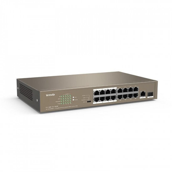 Комутатор Tenda TEF1118P-16-150W