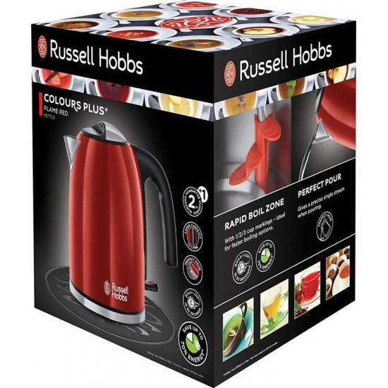 Електрочайник Russell Hobbs 20412-70 Colours Plus Red