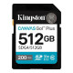 Карта пам`ятi SDXC  512GB UHS-I/U3 Class 10 Kingston Canvas Go! Plus R200/W160MB/s (SDG4/512GB)