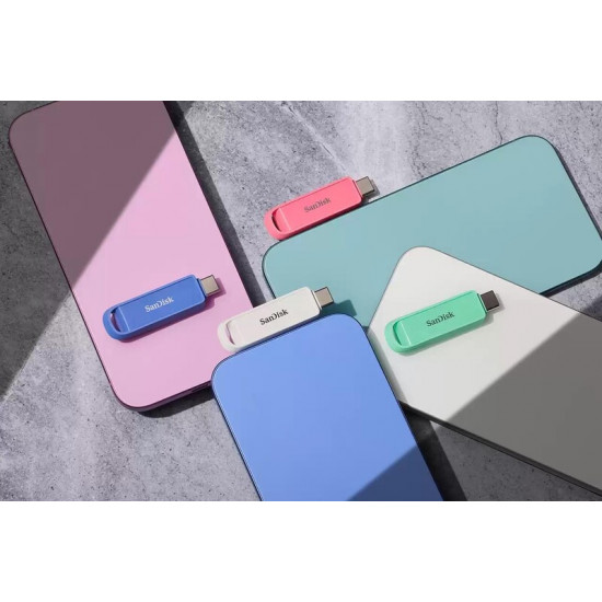 Флеш-накопичувач USB 128Gb Type-C SanDisk iXpand Phone Drive Arctic White (SDIXS0N-128G-GN6NE)