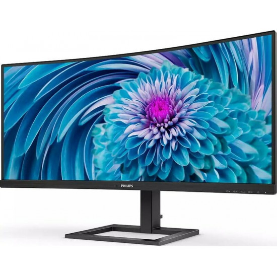 Монiтор Philips 34" UltraWide 346E2CUAE/00 VA Black Curved