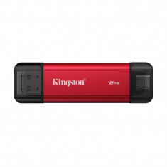 Накопичувач зовнішній SSD 2TB Kingston Dual Portable Red (SPSD/2TB)