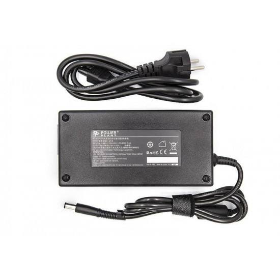 Блок живлення PowerPlant для ноутбуков HP 220V, 19V 180W 9.5A (7.4*5.0) (HP180F7450)