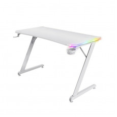 Геймерський стіл Trust GXT 709W Luminus RGB White (25328)