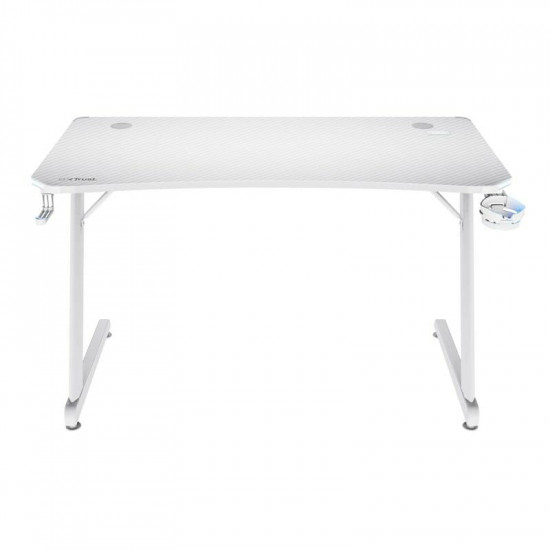 Геймерський стіл Trust GXT 709W Luminus RGB White (25328)