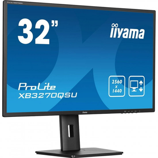 Монітор Iiyama 31.5" ProLite XB3270QSU-B1 IPS Black 100Hz