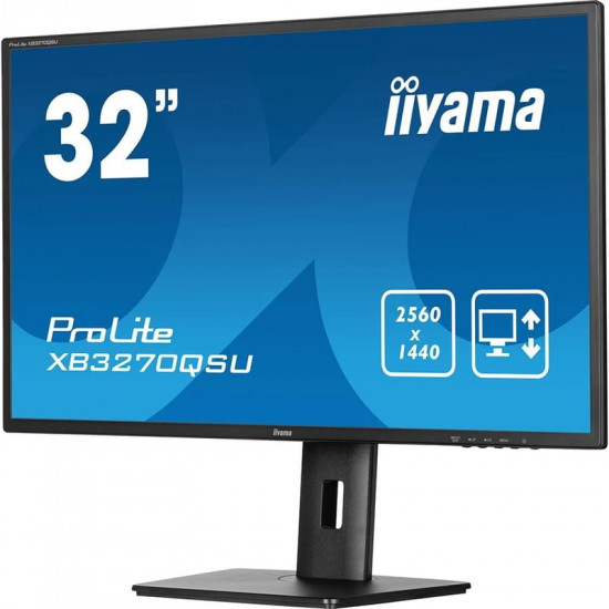 Монітор Iiyama 31.5" ProLite XB3270QSU-B1 IPS Black 100Hz