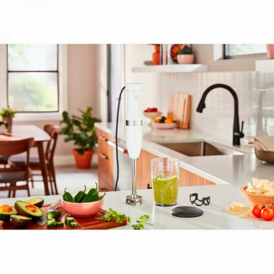 Блендер заглибний KitchenAid Cordless 5KHBV53EWH White