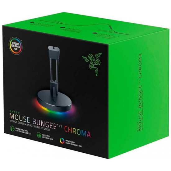 Тримач кабеля Razer Mouse Bungee V3 Chroma FRML Packaging RGB Black (RC21-01520100-R3M1)