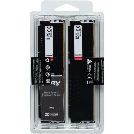 Модуль пам`яті DDR5 2x32GB/6000 Kingston Fury Beast Black (KF560C36BBEK2-64)