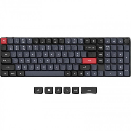 Клавіатура бездротова Keychron K17 PRO 100Key (K17P-H2-UA)