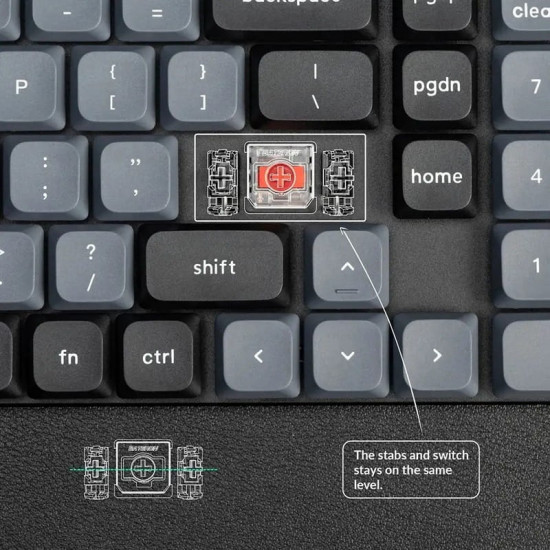 Клавіатура бездротова Keychron K17 PRO 100Key (K17P-H2-UA)