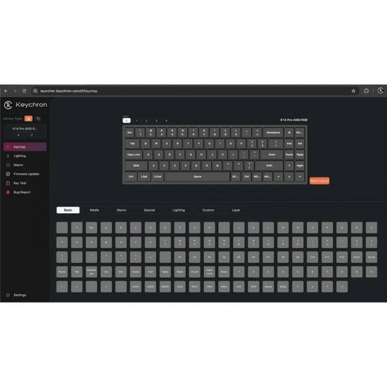 Клавіатура бездротова Keychron K17 PRO 100Key (K17P-H2-UA)