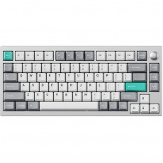 Клавіатура бездротова Lemokey P1 Pro Keychron Super Brown Switch UA Space Silver (P1P-X3-UA)