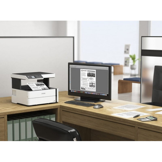 Багатофункційний пристрій А4 Epson M2170 Фабрика друку з WI-FI (C11CH43404)