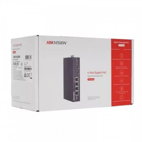 Комутатор Hikvision DS-3T0506HP-E/HS