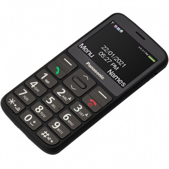 Мобiльний телефон Panasonic KX-TU160 Black (KX-TU160EXB)