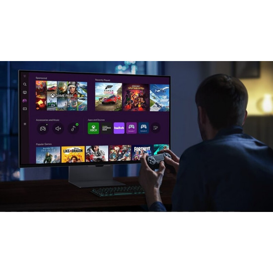 Монiтор Samsung 27" ViewFinity S90PC Silver (LS27C902PAZXUA) IPS