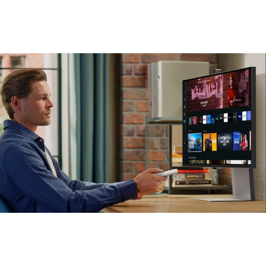 Монiтор Samsung 27" ViewFinity S90PC Silver (LS27C902PAZXUA) IPS