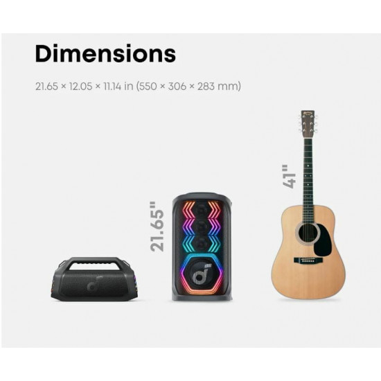 Акустична система Anker SoundCore Rave 3S Black (A31A3012)