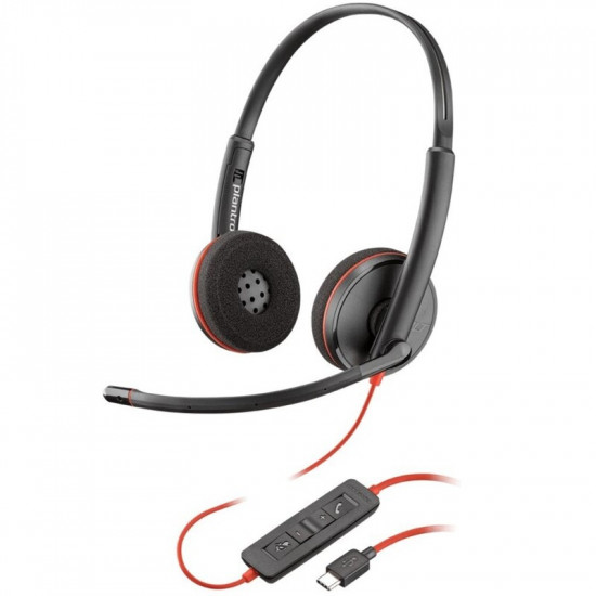 Гарнітура Poly стерео On-ear Blackwire 3220 Black (8X228AA)