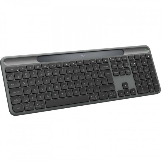 Клавiатура бездротова Logitech Slim Solar+ for Business Graphite (920-013779)