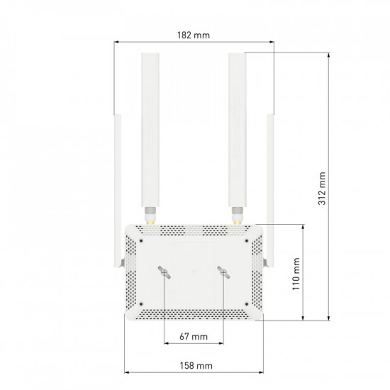 Бездротовий маршрутизатор KEENETIC Runner 4G (KN-2210-01DE)