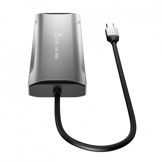 Док-станція J5create USB-C 7-в-1 (JCD393-N)