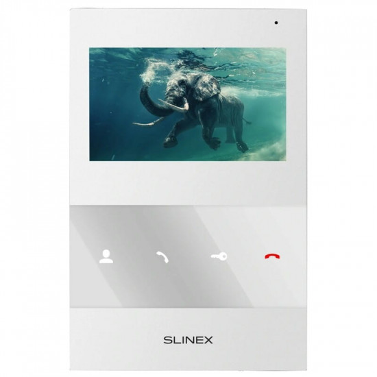 Комплект відеодомофону Slinex ML-16HD(Black)+SQ-04M(White)
