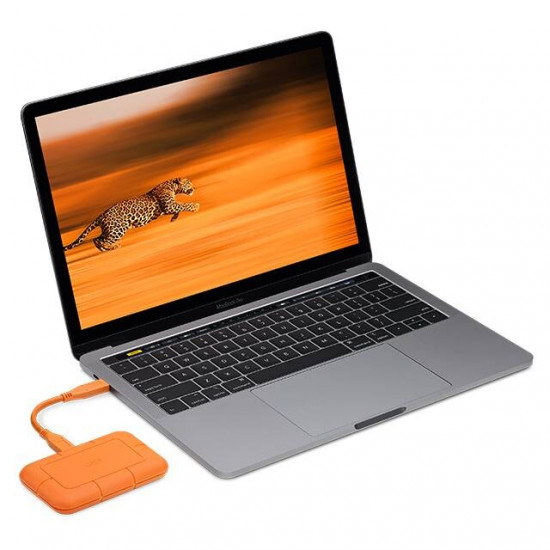 Накопичувач зовнiшнiй SSD 500GB LaCie Rugged (STHR500800)
