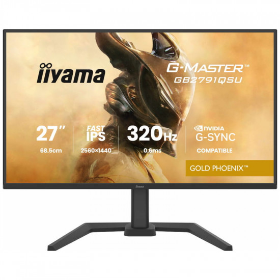 Монітор Iiyama 27" G-Master GB2791QSU-B1 IPS Black 320Hz