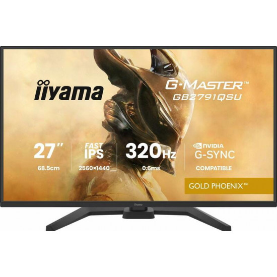Монітор Iiyama 27" G-Master GB2791QSU-B1 IPS Black 320Hz