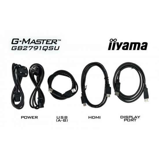 Монітор Iiyama 27" G-Master GB2791QSU-B1 IPS Black 320Hz
