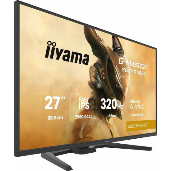 Монітор Iiyama 27" G-Master GB2791QSU-B1 IPS Black 320Hz