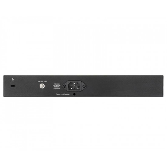 Комутатор D-Link DGS-1210-10MP 8x1GE PoE, 2x1GE SFP, PoE 30Вт/порт, бюджет 130Вт