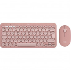 Комплект (клавіатура, миша) бездротовий Logitech Pebble 2 Combo Rose (920-012241)