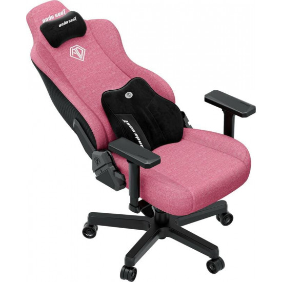 Крісло для геймерів Anda Seat Kaiser 3E XL Pink Fabric (AD23YC-XL-09-P-CF-P01)